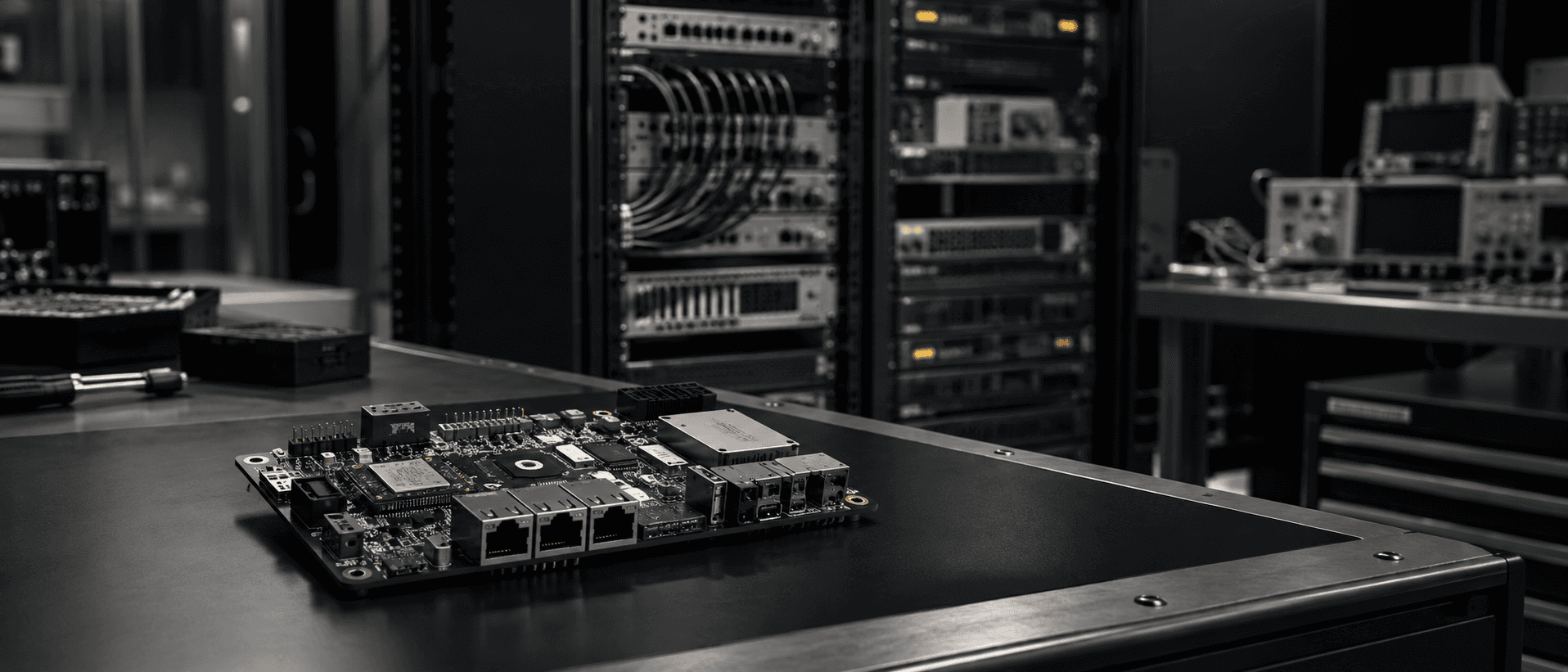Connected hardware system with network infrastructure